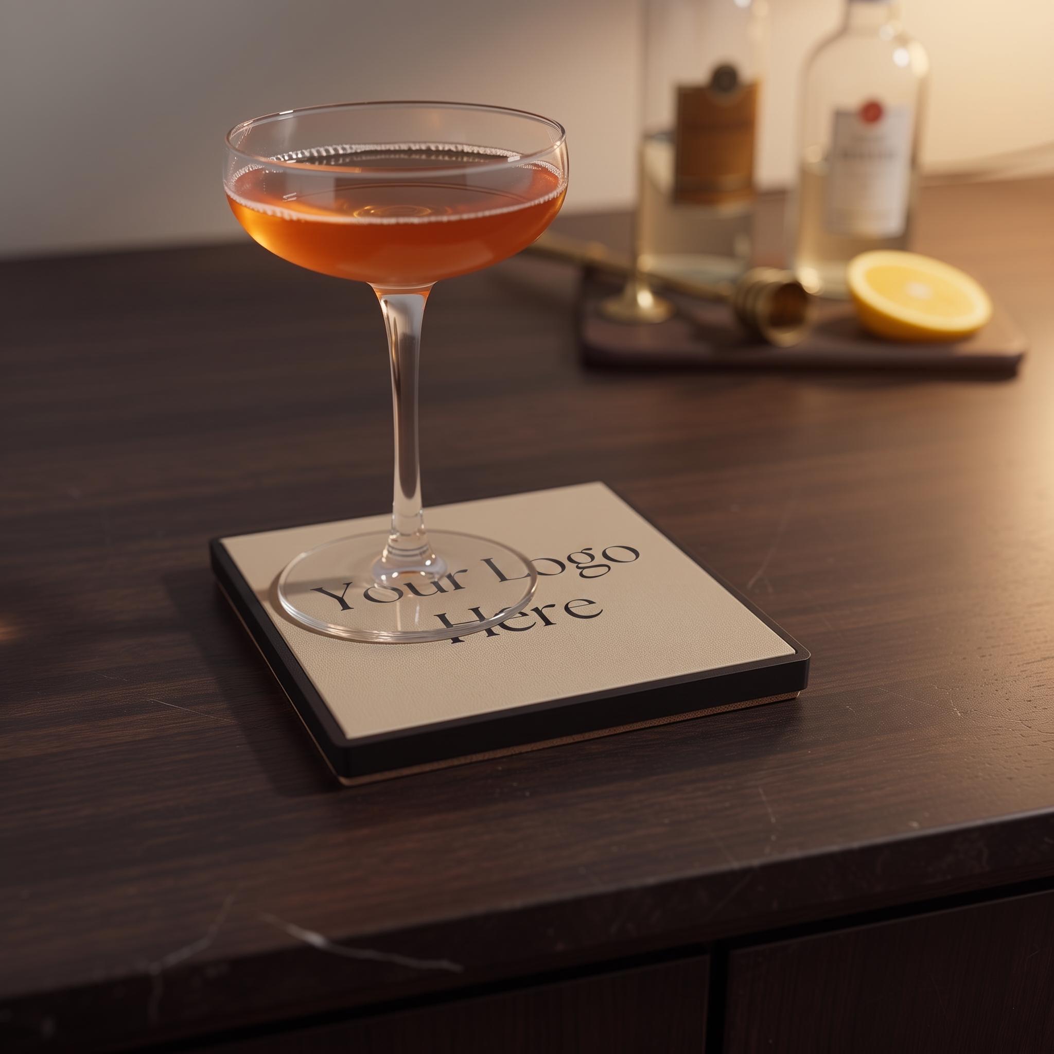 Custom Logo Square Coaster – photo 4